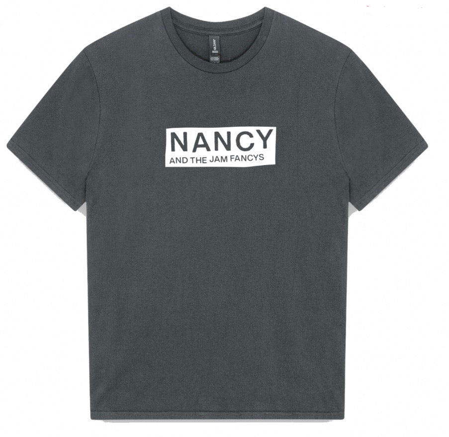 STENCIL TEE HEAVY FADED BLACK