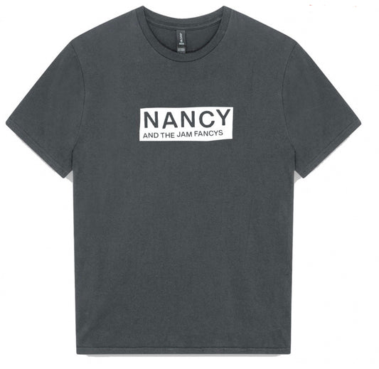 STENCIL TEE HEAVY FADED BLACK